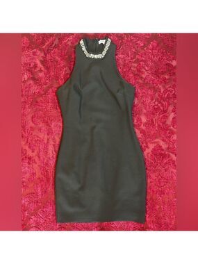 Elizabeth & James Black Sleeveless Dress with Rhinestones Size 6